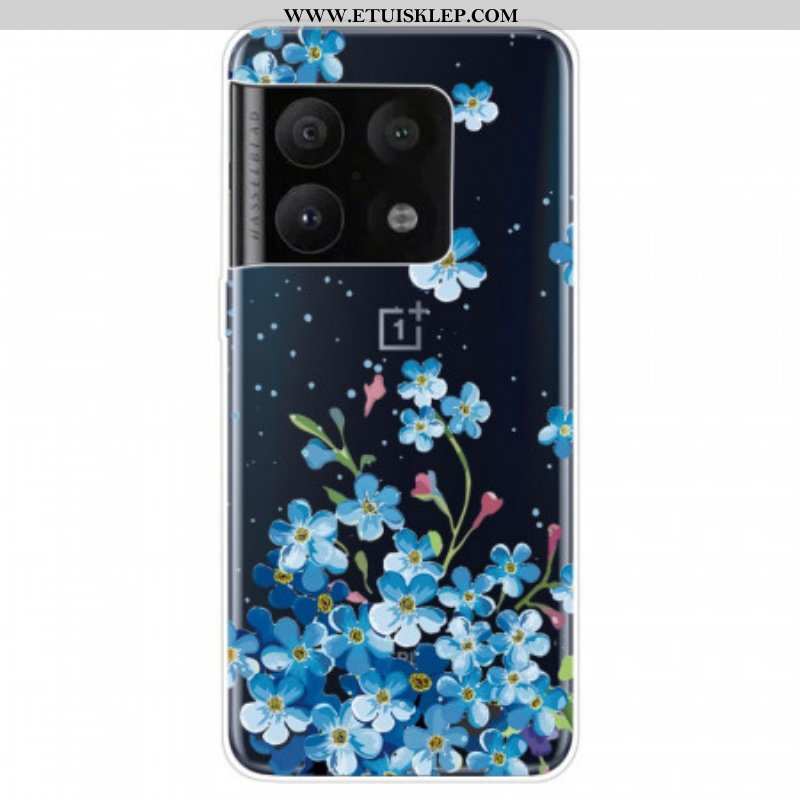 Etui do OnePlus 10 Pro 5G Niebieskie Kwiaty